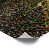  Basebalstadion sport met gewassen Poster (Hoek)