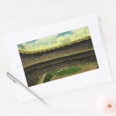  Basebalstadion sport met gewassen Rechthoekige Sticker (Envelop)