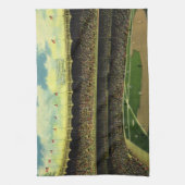 Basebalstadion sport met gewassen Theedoek (Verticaal)