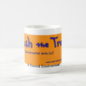 Baseer de oranje mok van het Afval (Center)