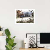 BASEERT IN DE ZON VAN DE AUTUM POSTER (Thuiskantoor)