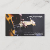 basegitaarakkoord gesloten visitekaartje (Achterkant)