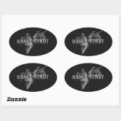 Basel-City Ovale Sticker (Vel)