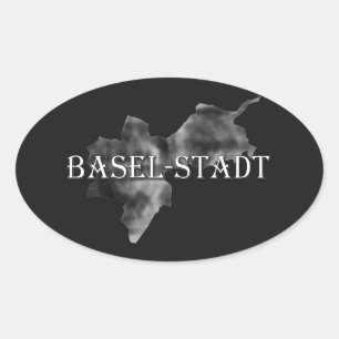 Basel-City Ovale Sticker