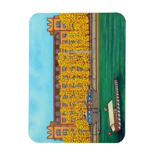 Basel Kaserne Magnet van Lisa Lorenz Magneet (Verticaal)