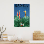Basel Kunst Zwitsers Reisposter Zwitserland Print (Keuken)