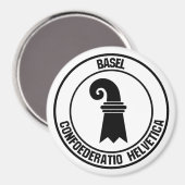 Basel Round Embleem Magneet (Voorkant / Achterkant)