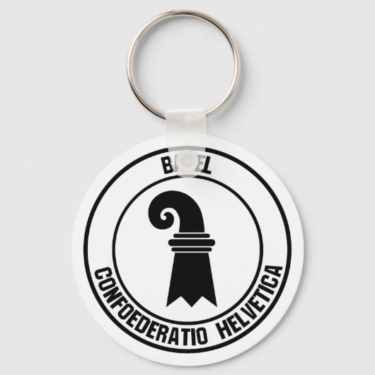 Basel Round Embleem Sleutelhanger (Voorkant)