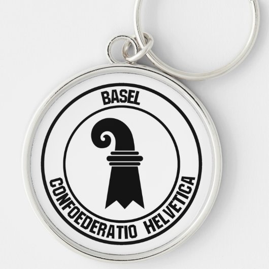 Basel Round Embleem Sleutelhanger (Voorkant)