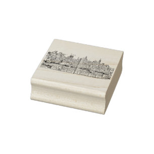 Basel stad in het noordwesten van Zwitserland Rubberstempel
