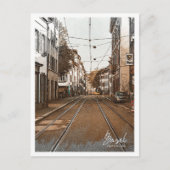 Basel Zwitserland Mooie kleur schetsstad Briefkaart (Voorkant)