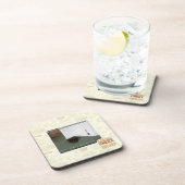 Basement Cat, enigszins gedesoriënteerd Bier Onderzetter (Rechterzijde)