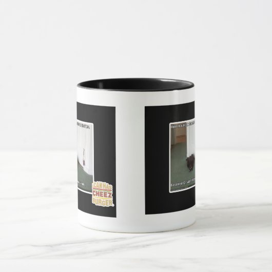 Basement Cat, enigszins gedesoriënteerd Mok (Midden)