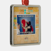 Basement Cat krijgt steenkool Metalen Ornament (Rechts)