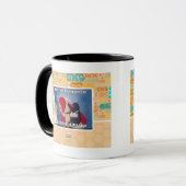 Basement Cat krijgt steenkool Mok (Voorkant links)