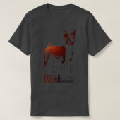 Basenji 4 t-shirt (Design voorkant)