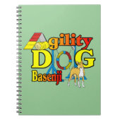 Basenji Agility Dog Notitieboek (Voorkant)