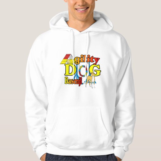 Basenji_Agility.png Hoodie (Voorkant)