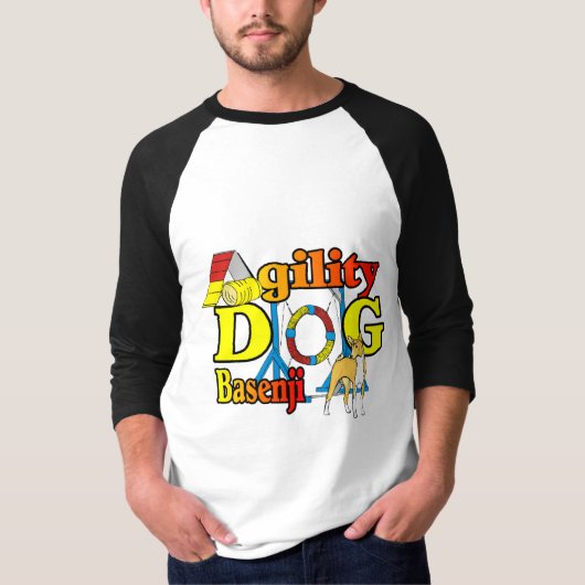 Basenji_Agility.png T-shirt (Voorkant)