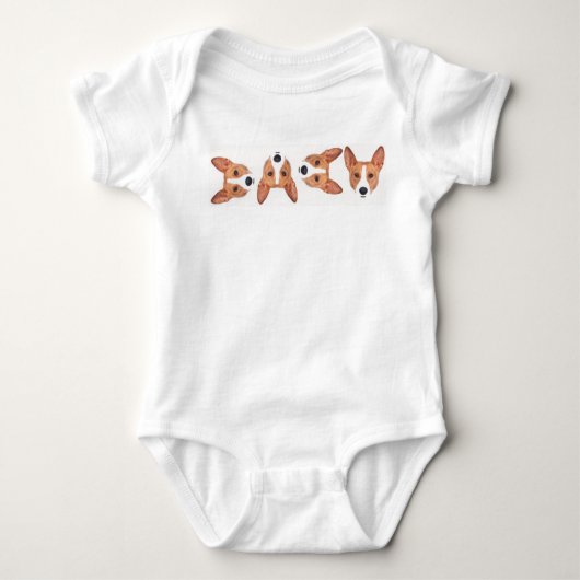 Basenji baby shirt (Voorkant)