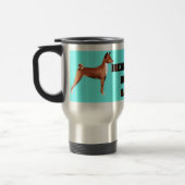 BASENJI BARK TRAVEL MUG REISBEKER (Links)