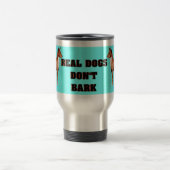 BASENJI BARK TRAVEL MUG REISBEKER (Center)