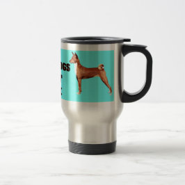 BASENJI BARK TRAVEL MUG REISBEKER