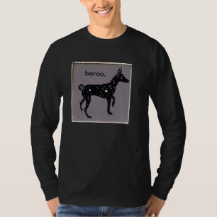 basenji baroo long-sleeve t-shirt