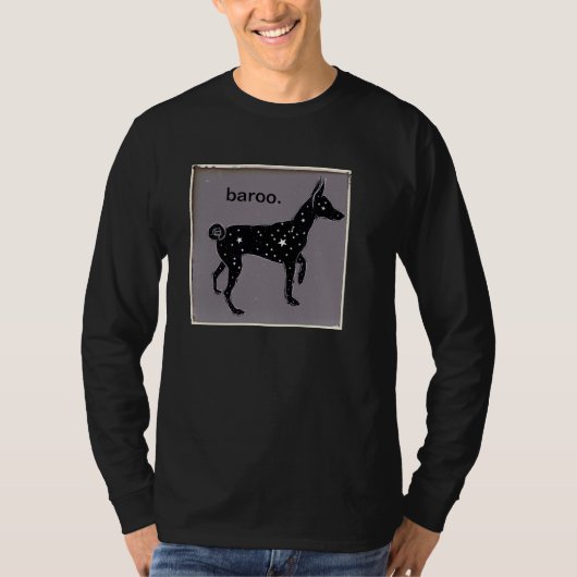basenji baroo long-sleeve t-shirt (Voorkant)