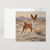 Basenji Bedankkaart (Voorkant / Achterkant)
