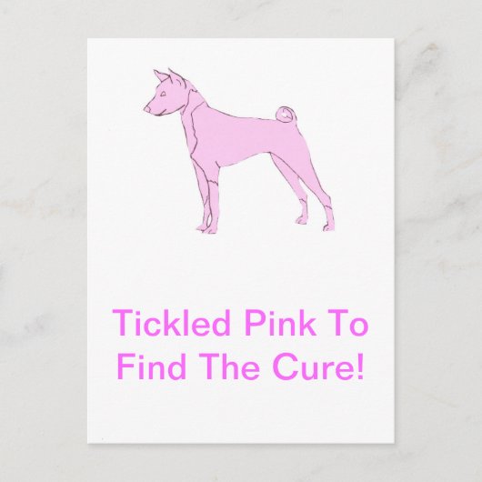 Basenji Briefkaart (Voorkant)