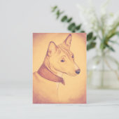 Basenji briefkaart (Staand voorkant)