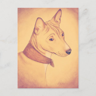 Basenji briefkaart