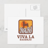 Basenji Briefkaart (Voorkant / Achterkant)