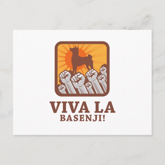 Basenji Briefkaart (Voorkant)