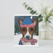 BASENJI BRIEFKAART (Staand voorkant)