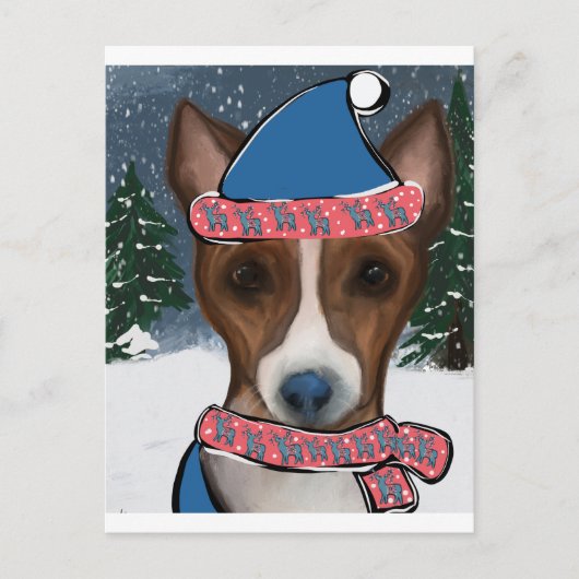 BASENJI BRIEFKAART (Voorkant)