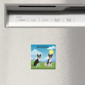 Basenji Bunny Love Black en Tan Hound Magneet (Insitu (Vaatwasser))