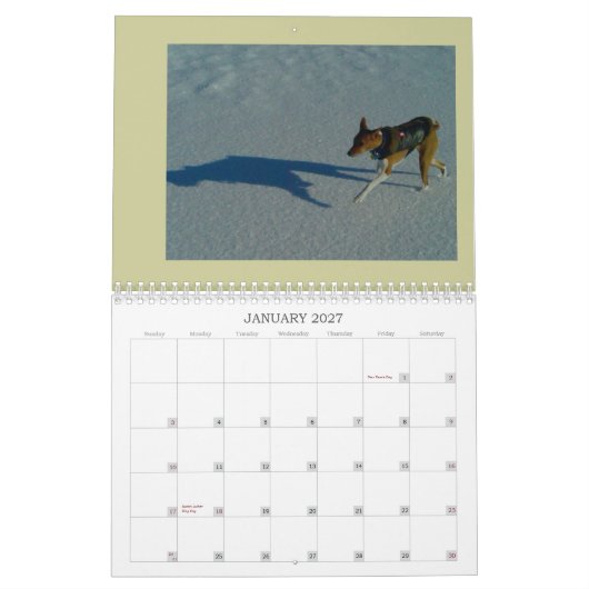 Basenji Calendar 2010 Kalender (Jan 2027)