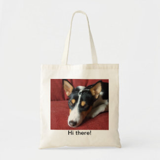 Basenji Canvas tas