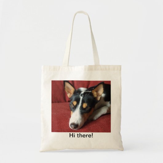 Basenji Canvas tas (Voorkant)