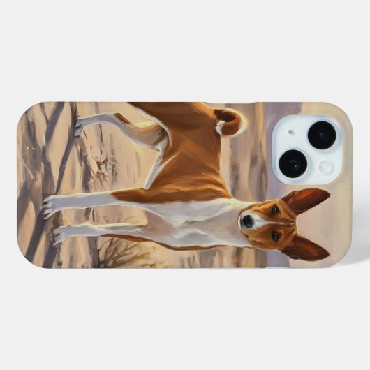 Basenji Case-Mate iPhone Case (Achterkant (horizontaal))