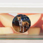 Basenji Christmas Cruise: Pawsome Holiday Delight Labels (Aangebracht)