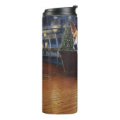 Basenji Christmas Cruise: Pawsome Holiday Delight Thermosbeker (Gedraaid links)