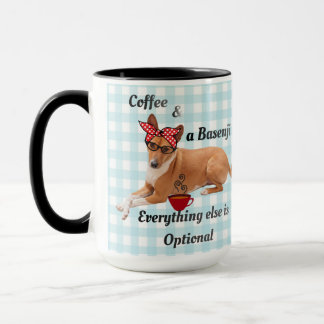 Basenji & Coffee Hondenmoeder Mok