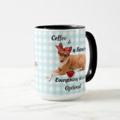 Basenji & Coffee Hondenmoeder Mok (Voorkant rechts)