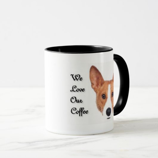 Basenji Coffee-Mok Mok (Voorkant rechts)