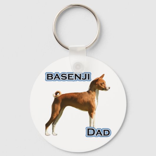 Basenji Dad 4 - Sleutelhanger (Voorkant)