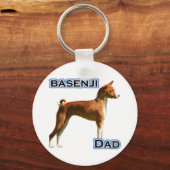Basenji Dad 4 - Sleutelhanger (Voorkant)
