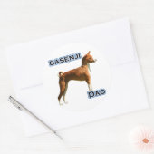 Basenji Dad 4 - Sticker (Envelop)